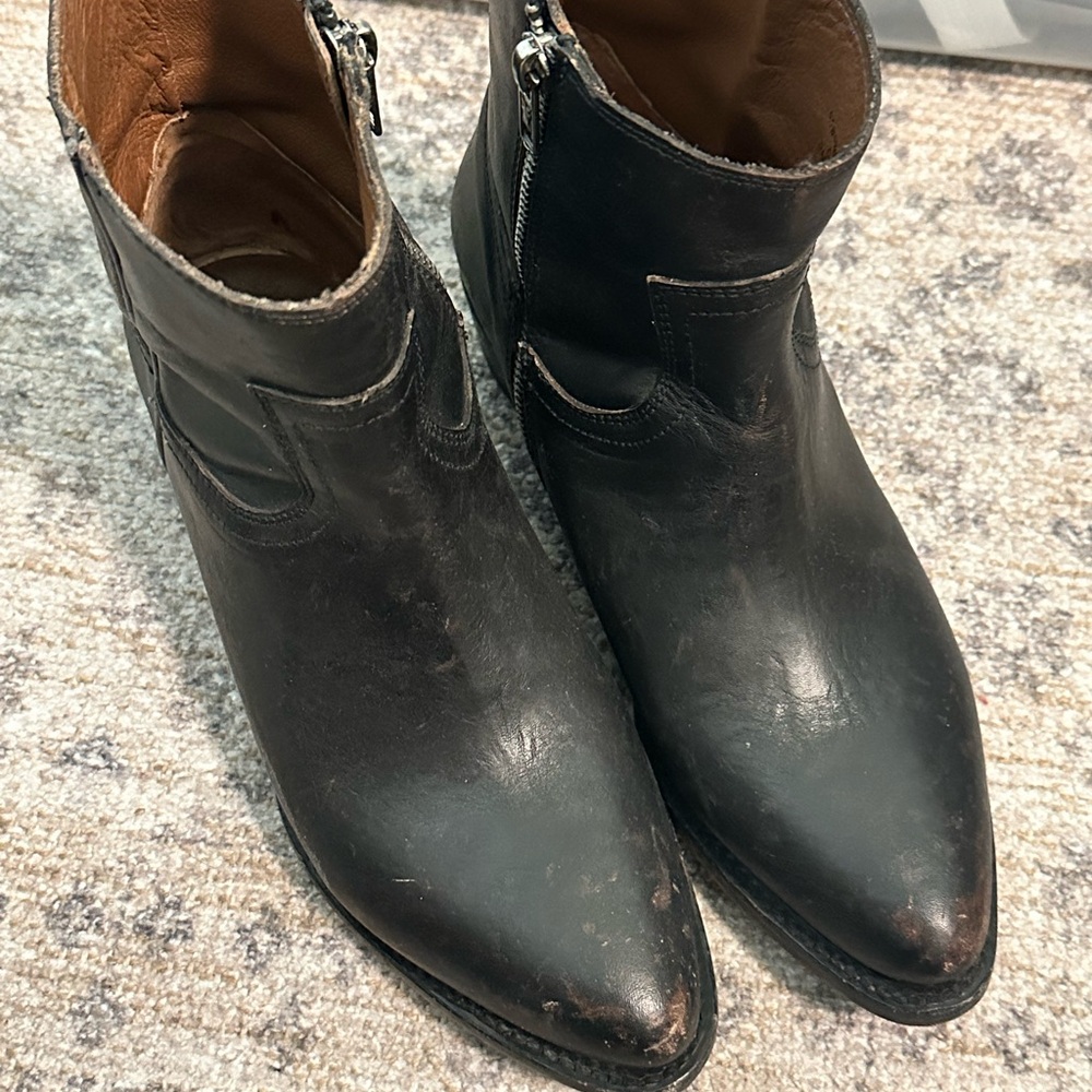 Frye Billy Inside Zip Leather Boots